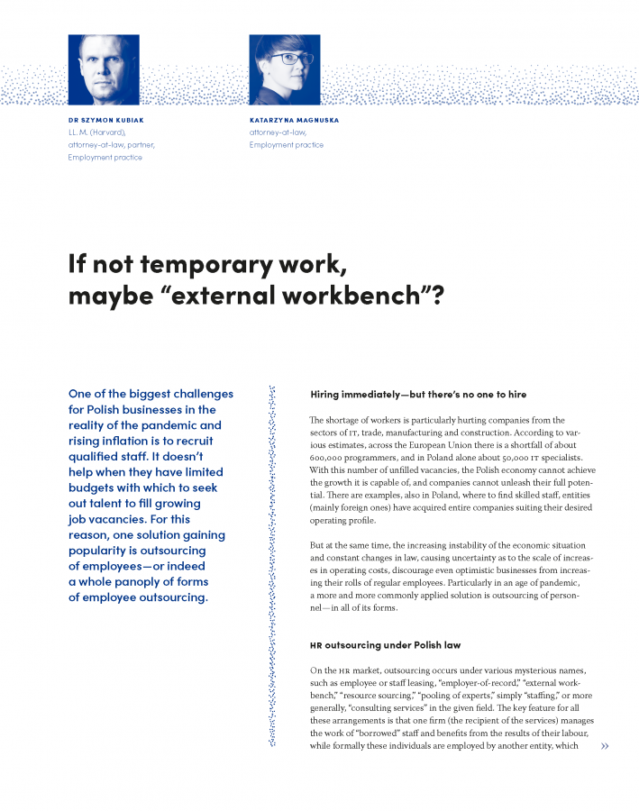 If not temporary work, maybe “external workbench”?